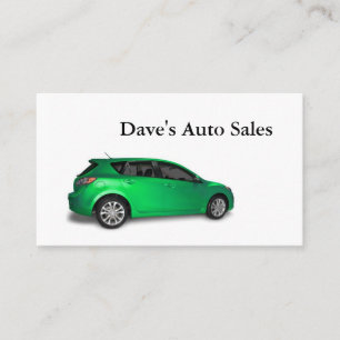 New Hybrid Car Business Card