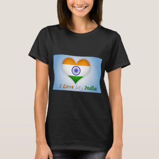 NEW!! - I LOVE MY INDIA WOMENS T-SHIRT