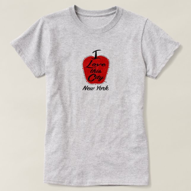 New I Love This City  T-Shirt (Design Front)