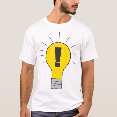 New idea bulb design  T_Shirt