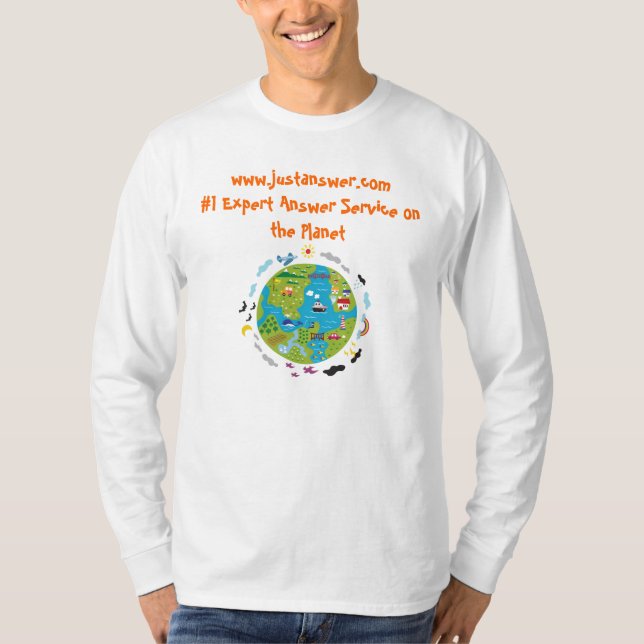 New Image, #1 Expert Answer Servic... - Customized T-Shirt (Front)
