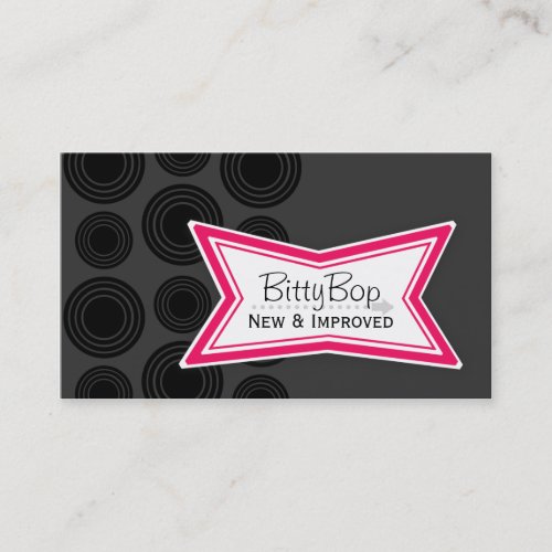 New &amp; Improved BittyBop Business Cards