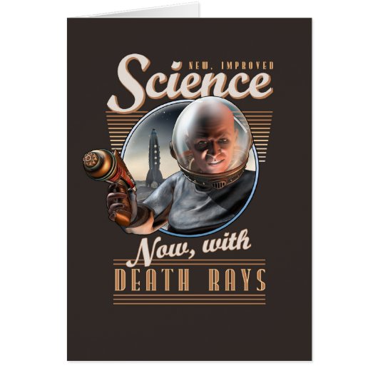 New, Improved Science: Now, With Death Rays! Cards (Front)