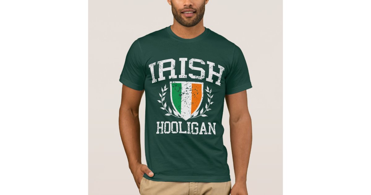 New Irish Hooligan T Shirt Zazzle