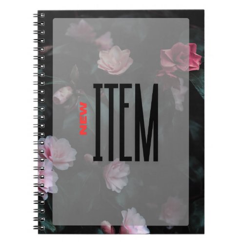 New item notebook