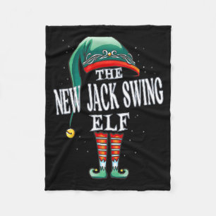 New Jack Swing Elf Christmas Group Xmas Pajama Par Fleece Blanket