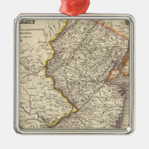 New Jersey 14 Metal Ornament