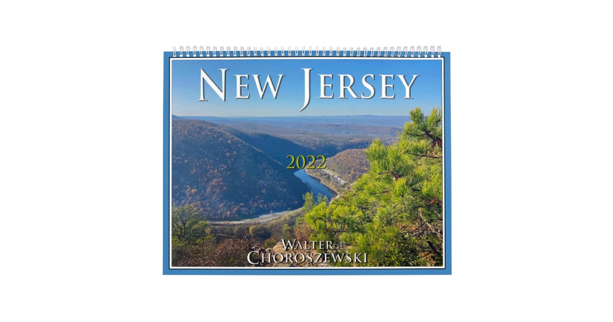 NEW JERSEY 2022 Calendar by Walter Choroszewski