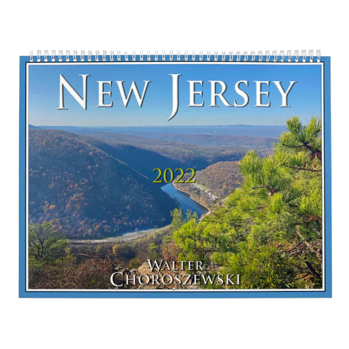 New Jersey Calendar 2022 New Jersey 2022 Calendar By Walter Choroszewski | Zazzle.com