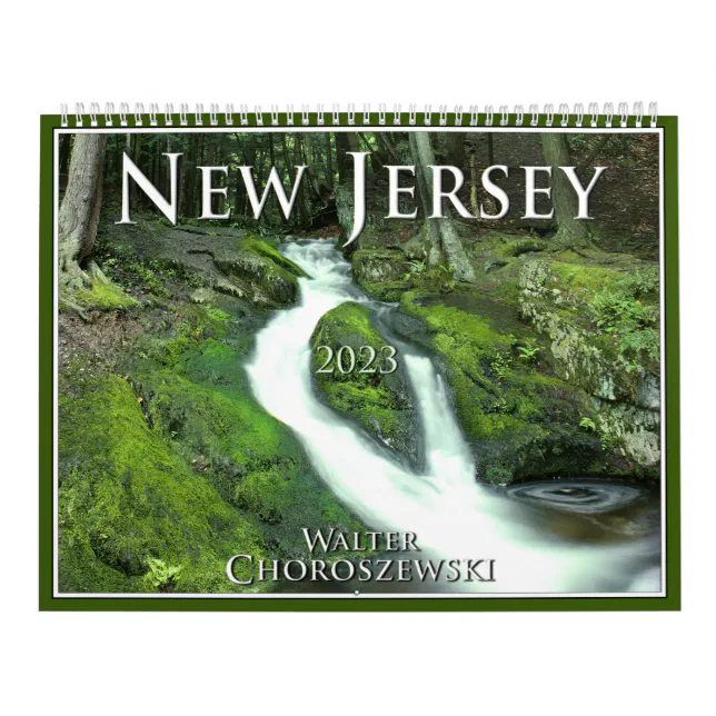 NEW JERSEY 2023 Calendar by Walter Choroszewski Zazzle