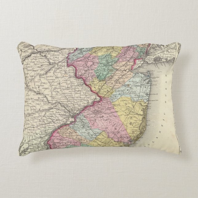 New Jersey 2 Decorative Pillow (Front)