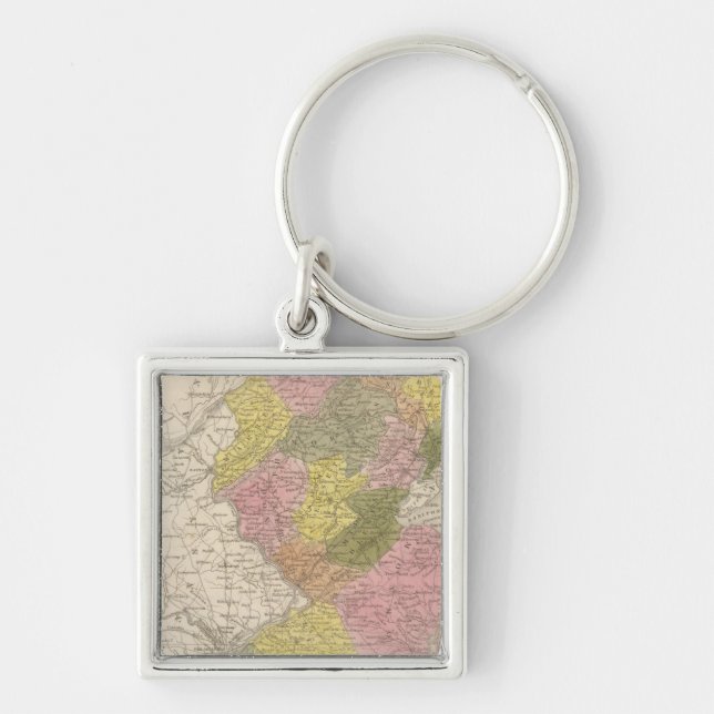 New Jersey 4 Keychain (Front)
