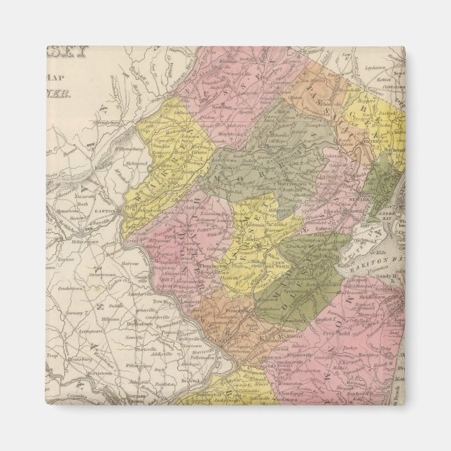 New Jersey 4 Magnet (Front)