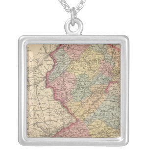 New Jersey 7 Silver Plated Necklace