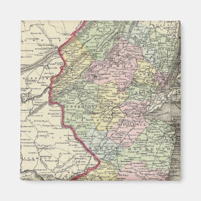 New Jersey 8 Magnet (Front)