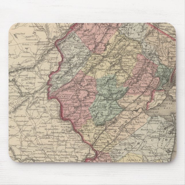 New Jersey 9 Mouse Pad (Front)