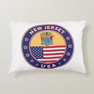 New Jersey Accent Pillow