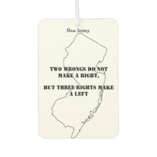 New Jersey Air Freshener
