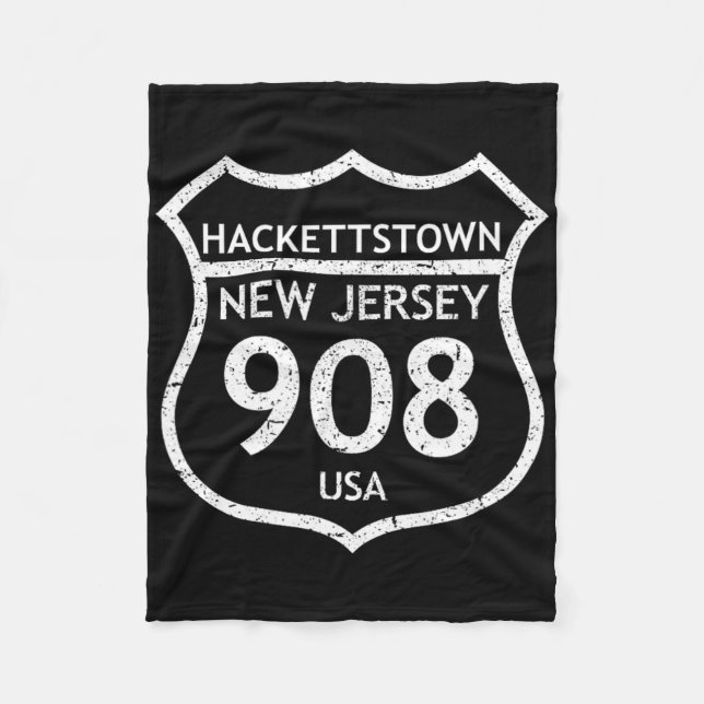 New Jersey Area Code 908 Hackettstown, Nj Home Sta Fleece Blanket (Front)