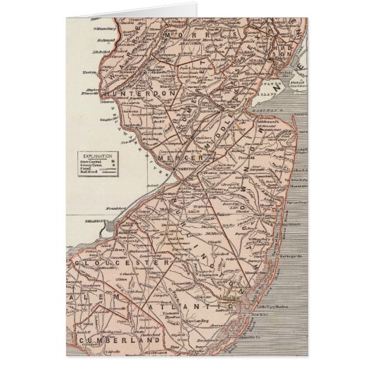 New Jersey Atlas Map (Front)
