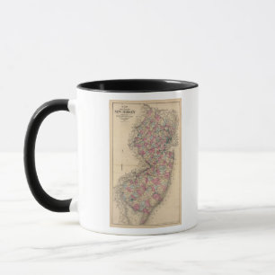 New Jersey Atlas map Mug
