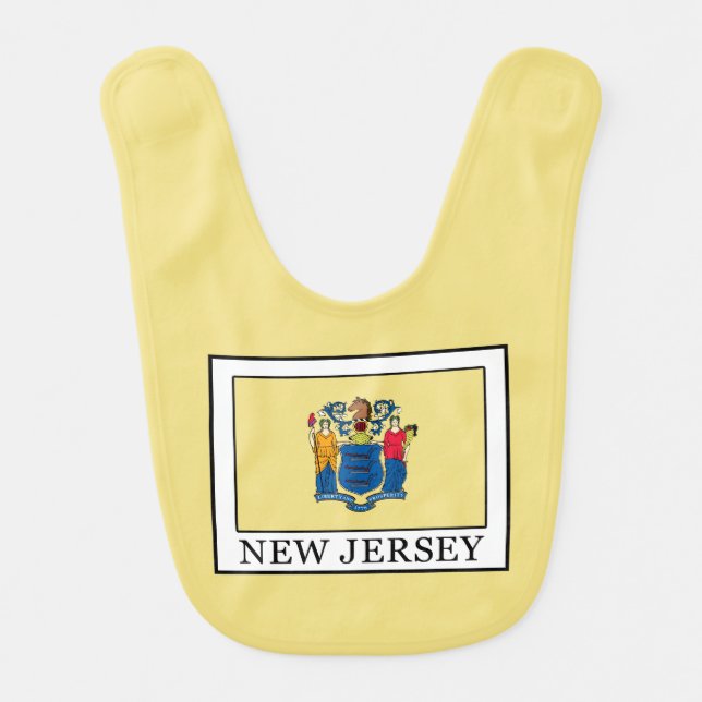 New Jersey Baby Bib (Front)