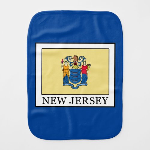 New Jersey Baby Burp Cloth
