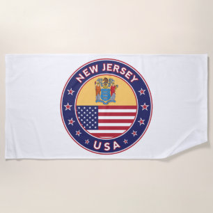 New Jersey Beach Towel