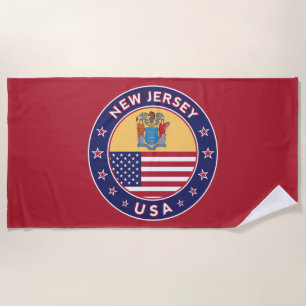 New Jersey Beach Towel