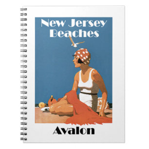 New Jersey Beaches ~ Avalon Notebook