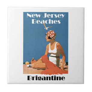 New Jersey Beaches ~ Brigantine Tile