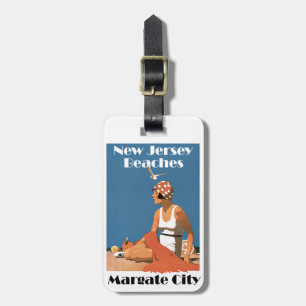 New Jersey Beaches ~ Margate City Luggage Tag