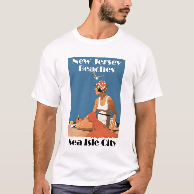 New Jersey Beaches ~ Sea Isle City T-Shirt (Front)