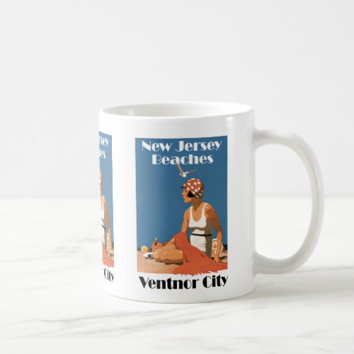 New Jersey Beaches  Ventnor City Coffee Mug