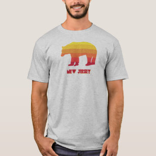 New Jersey Bear Rainbow T-Shirt