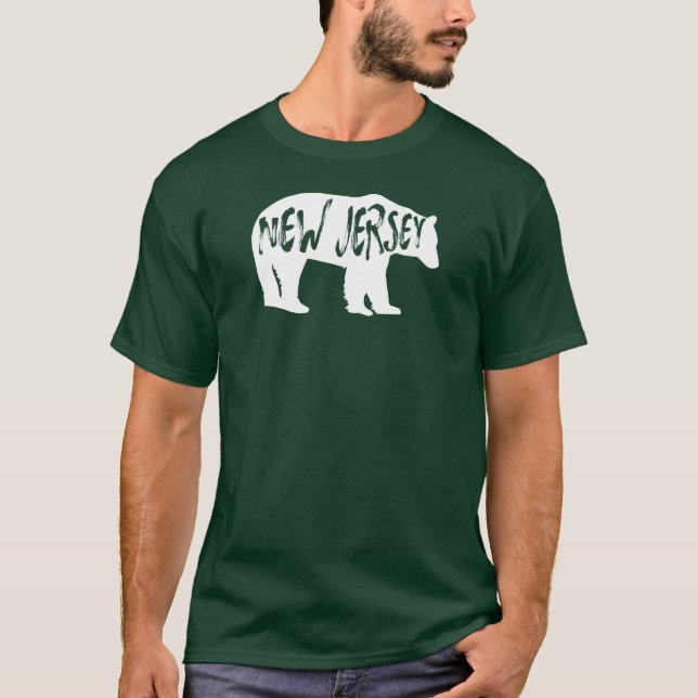 New Jersey Bear T-Shirt (Front)