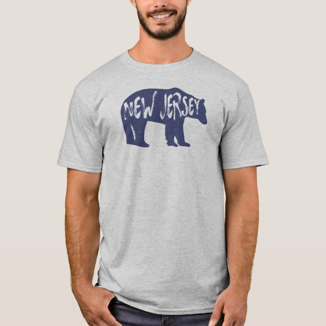 New Jersey Bear T-Shirt (Front)
