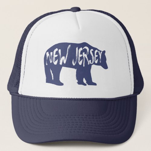 New Jersey Bear Trucker Hat