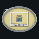 New Jersey Belt Buckle<br><div class="desc">New Jersey</div>