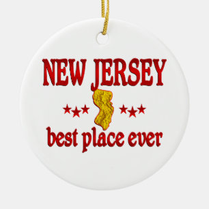New Jersey Best Ceramic Ornament