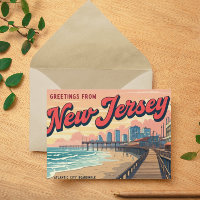 New Jersey Boardwalk Nostalgia Print