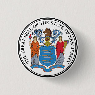 New Jersey Button