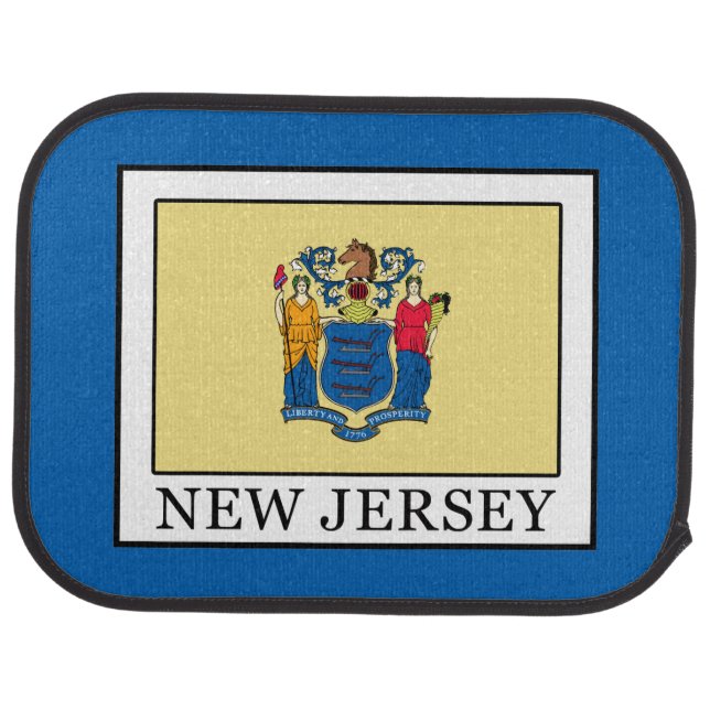 New Jersey Car Floor Mat (Rear)