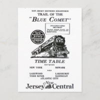 New Jersey Central Blue Comet Train