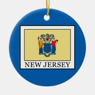 New Jersey Ceramic Ornament