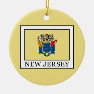 New Jersey Ceramic Ornament