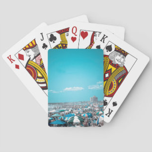 New Jersey Coastal Beach Art Poker Cards