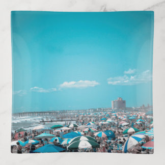 New Jersey Coastal Beach Art Trinket Tray