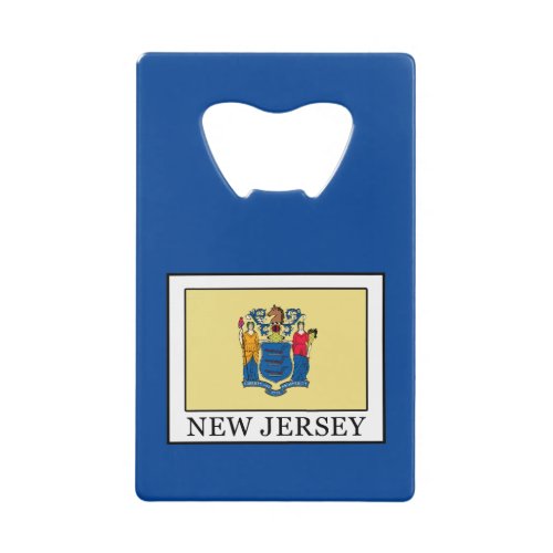 New Jersey Credit Card Bottle Opener