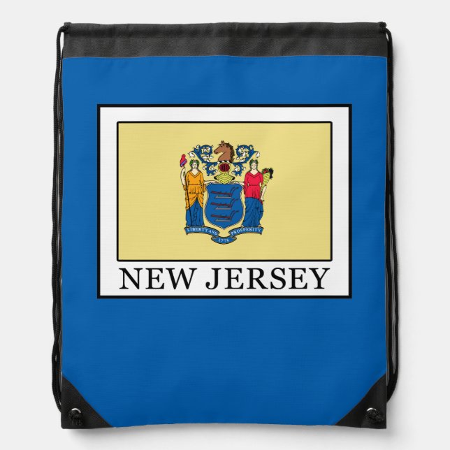 New Jersey Drawstring Bag (Front)